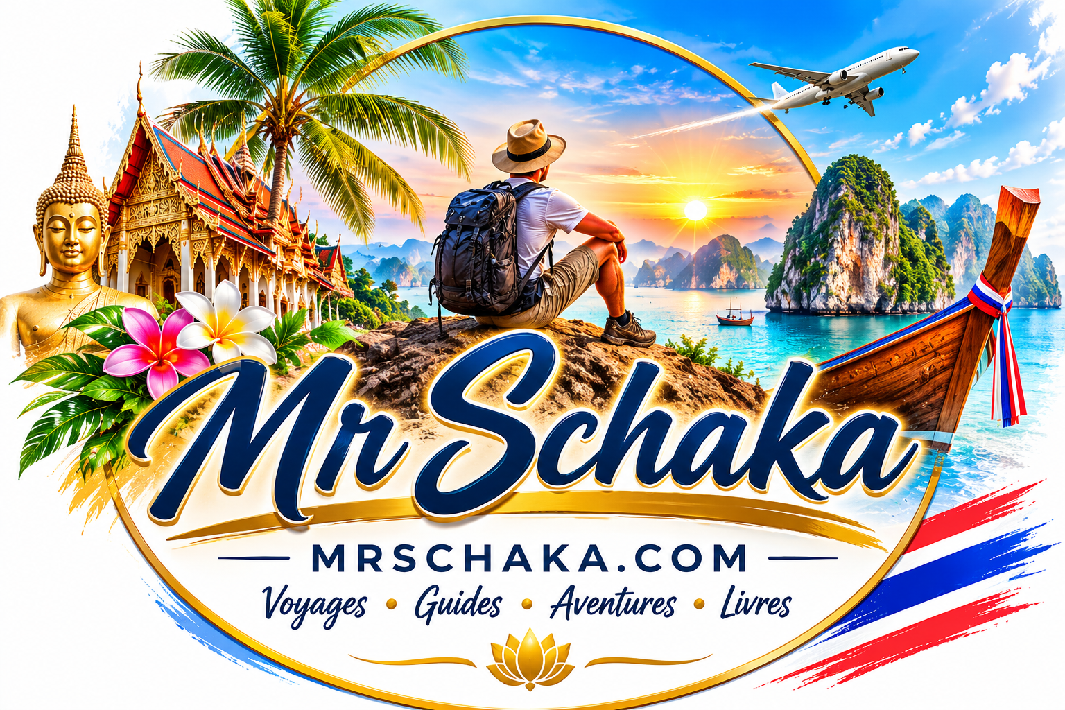 Mr Schaka logo – travel, guides, adventures and books