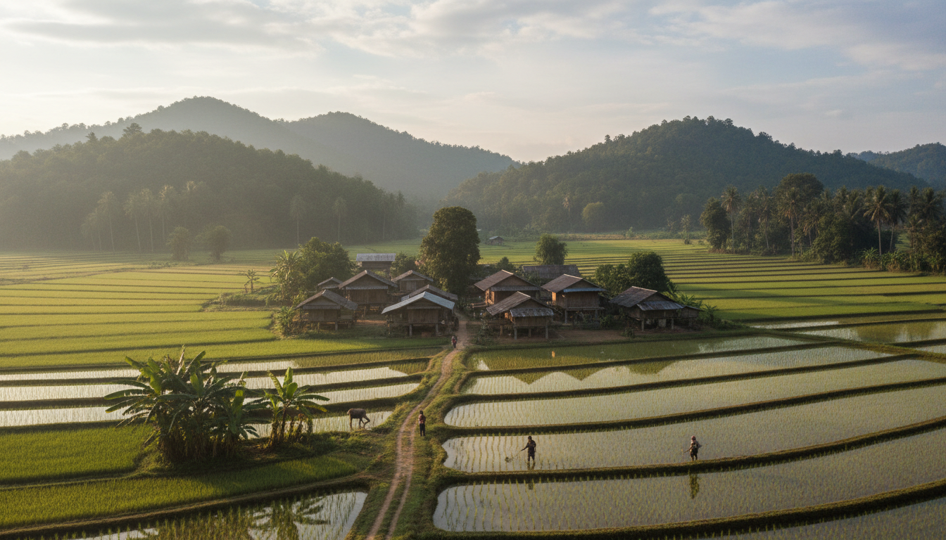 Rural landscape on Koh Yao Noi