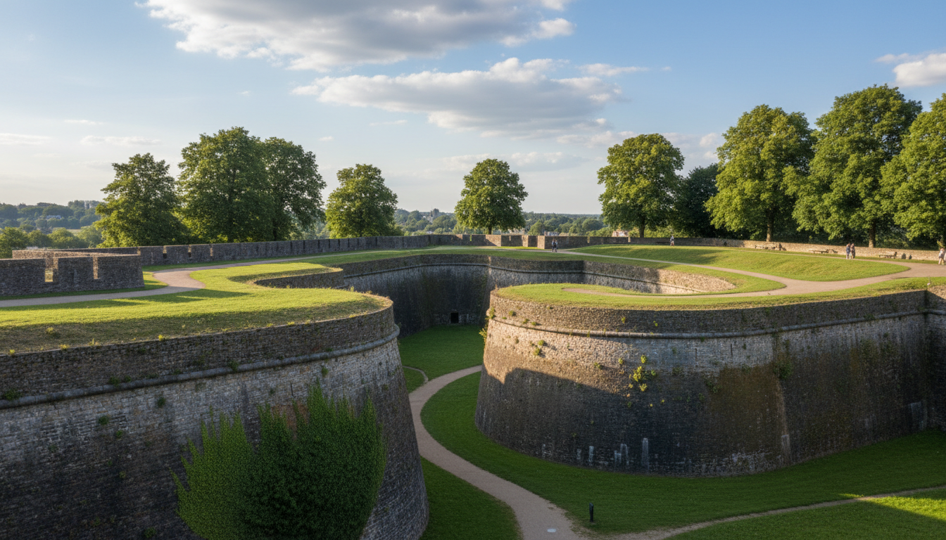 Remparts de la citadelle de Namur.