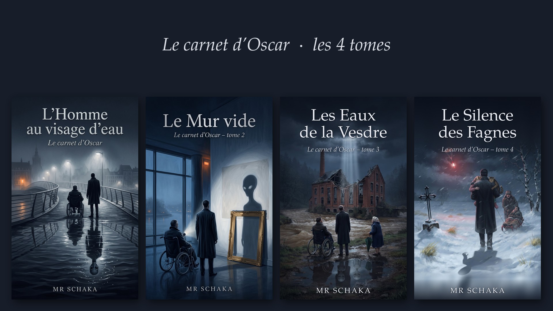 Le carnet d’Oscar – les 4 tomes