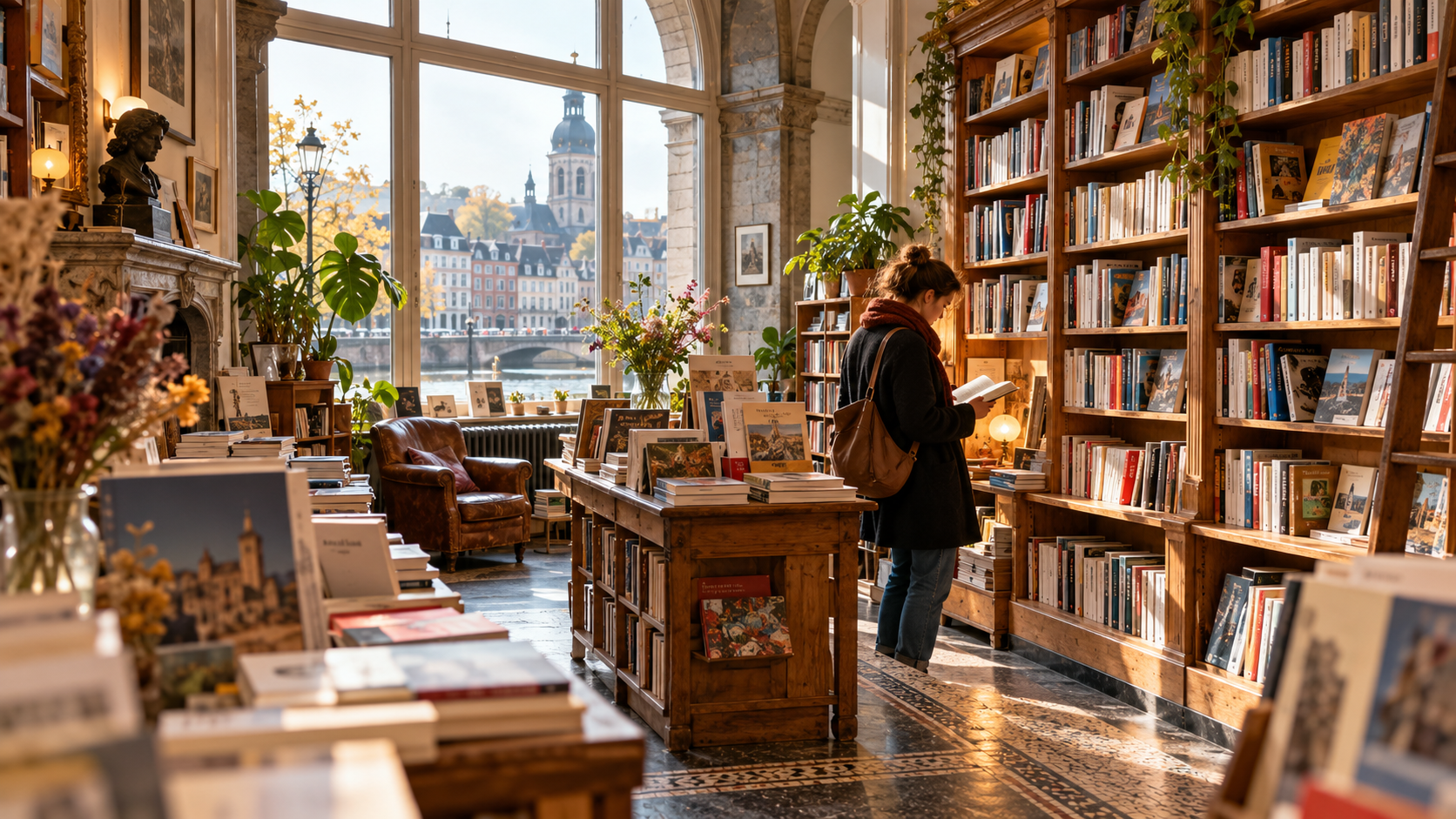 A Literary Walk in Liège: Independent Bookshops, Comics and Simenon