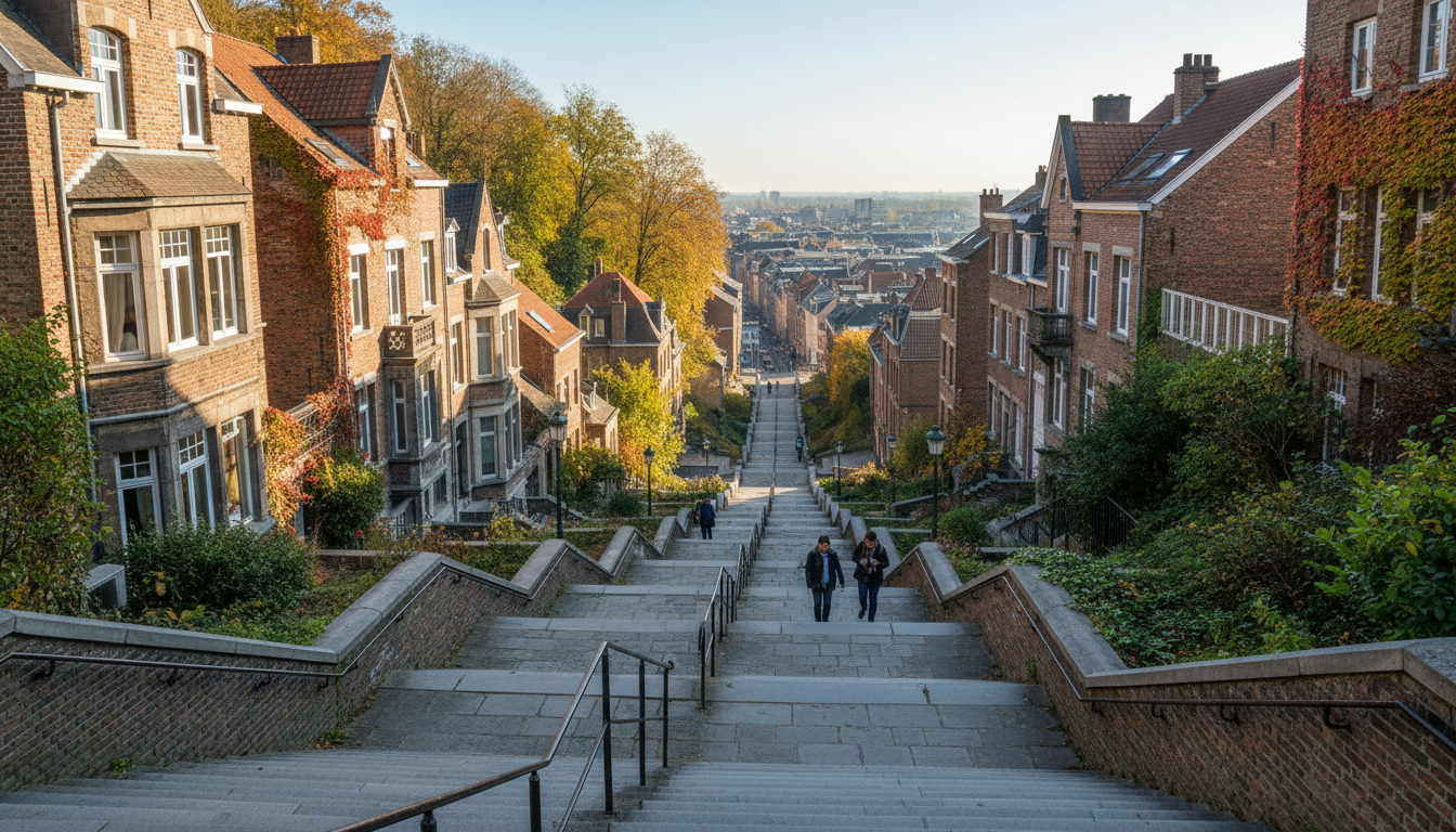 Les Coteaux de la Citadelle à Liège : une promenade entre ville et nature